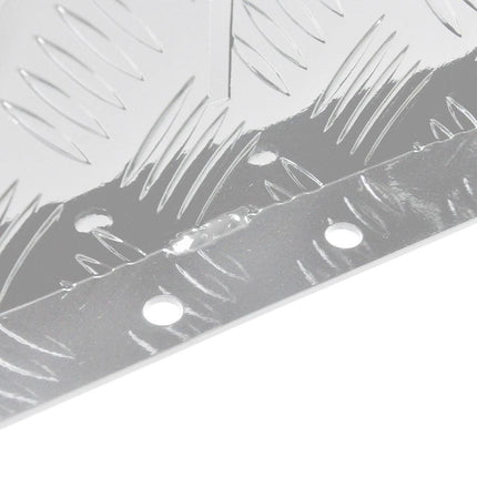 Alpen Outdoor Base Mount 2mm Thickness Aluminium Diesel Heater Fuel Tank Cover Left for 10L 15L Fuel Tank Silver.
