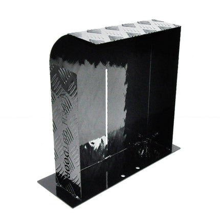 Alpen Outdoor Fuel Tank Cover Right Side Base Mount 2mm Thickness Aluminium Diesel Heater for 10L 15L Fuel Tank Black.
