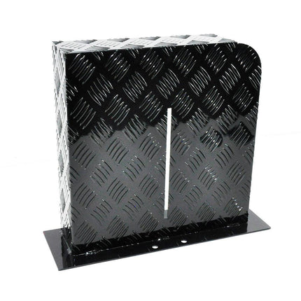 Alpen Outdoor Fuel Tank Cover Right Side Base Mount 2mm Thickness Aluminium Diesel Heater for 10L 15L Fuel Tank Black.