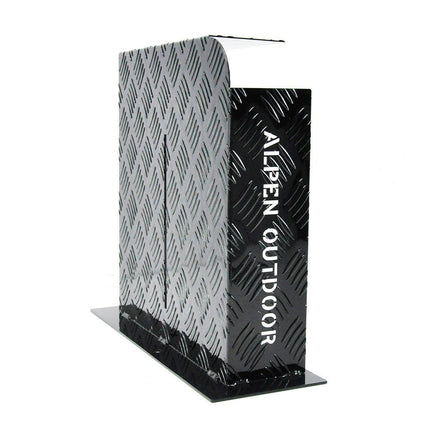 Alpen Outdoor Fuel Tank Cover Right Side Base Mount 2mm Thickness Aluminium Diesel Heater for 10L 15L Fuel Tank Black.
