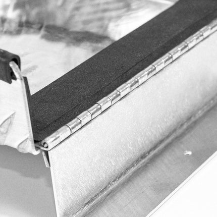 Truma Cowl Cover Silver Universal Aluminum Checker Plate External Flue Vent Spraying Console Replacement Part Fits Truma Water Heater 27x15x4cm.