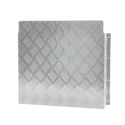 Diesel Tank Cover Silver Gas Tank Bracket 2mm Thickness Aluminium Tank Mounting Holder Fit for 10L/15L Tank for Caravan Trailer Toolbox Left Right.
