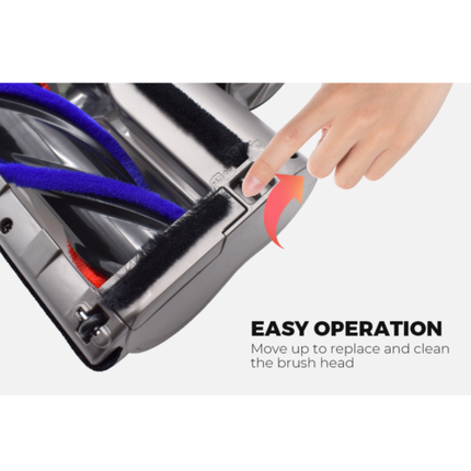 Alston Turbo Brush Roller Head Replacement for Dyson V7 V8 V10 V11 Y1W2 Cordless Vacuum Turbine Roller Brush Powerful Suction Soft Roller Gentle on Timber Floor.
