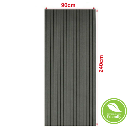 EVA Foam Boat Flooring Mat Faux Decking Teak Marine Mat Boat Carpet Sea Deck Flooring for Motorboat RV Yacht Kayak Surfboard 240cmx90cm Dark Grey.