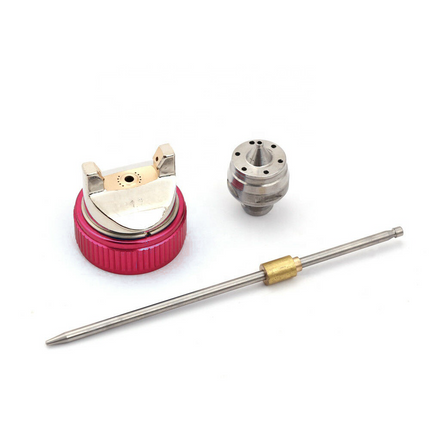 Air Spray Gun HVLP Kit Paint Gun Gravity Feed Air Spray Gun Airbrush Painting Tool 3 Nozzle 1.4mm 1.7mm 2mm With Tips for Wall Fencing Decking Painting.