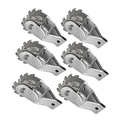 50 Pack Inline Cliplock Wire Strainer Aluminum Alloy Heavy Duty Wire Ratchet Tensioner for Electric Fence.