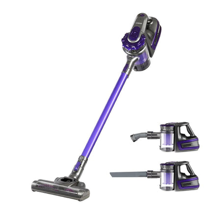 Devanti Stick Vacuum Cleaner Bagless Cordless 150W Purple.