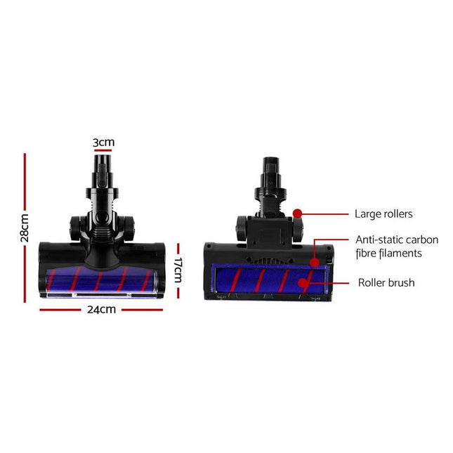 Devanti Stick Vacuum Cleaner Motorised Roller Brush Head.