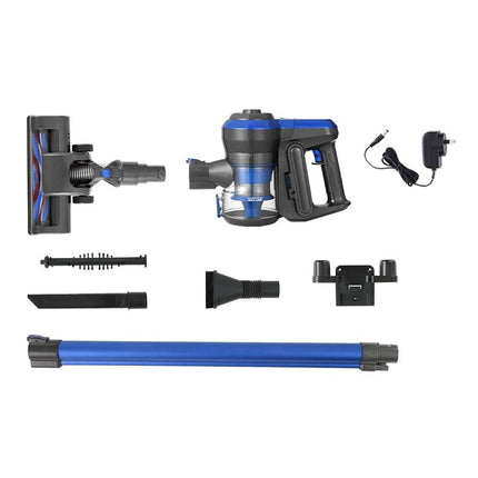 Devanti Stick Vacuum Cleaner Brushless Cordless 250W Blue.