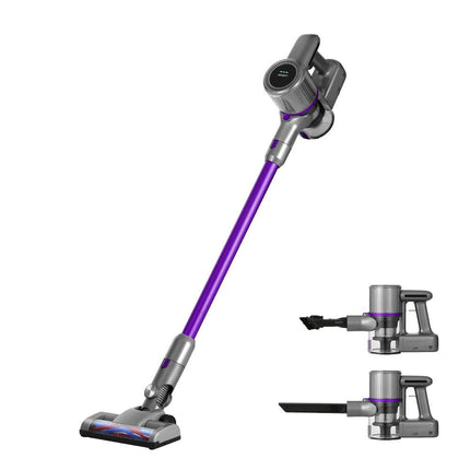 Devanti Stick Vacuum Cleaner Bagless Cordless 120W Purple.
