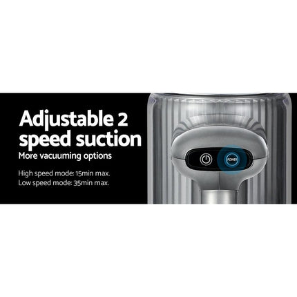 Devanti Stick Vacuum Cleaner Bagless Cordless 120W Purple.