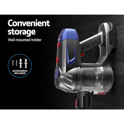 Devanti Stick Vacuum Cleaner Bagless Cordless 150W Gold.