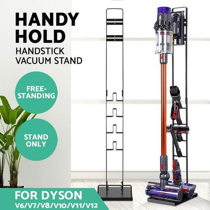 Artiss Freestanding Dyson Vacuum Cleaner Stand for V6 7 8 10 11 Black.