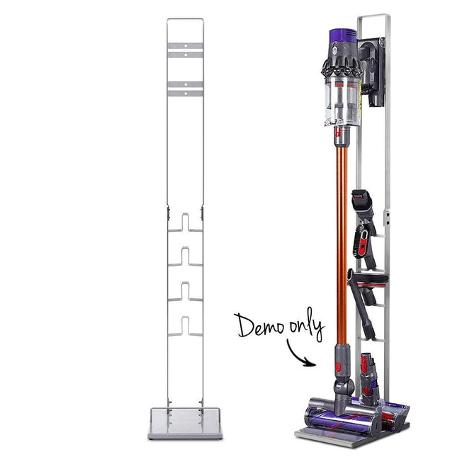 Artiss Freestanding Dyson Vacuum Cleaner Stand for V6 7 8 10 11 Silver.