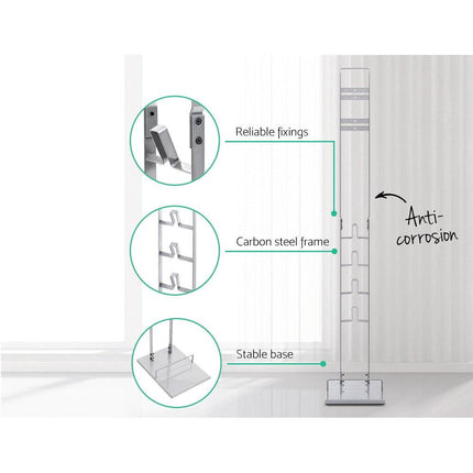 Artiss Freestanding Dyson Vacuum Cleaner Stand for V6 7 8 10 11 Silver.