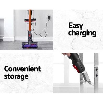 Artiss Freestanding Dyson Vacuum Cleaner Stand for V6 7 8 10 11 Silver.