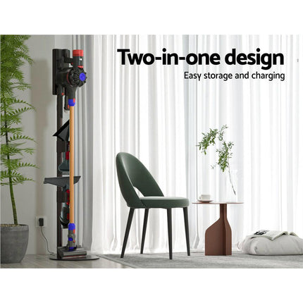Artiss Freestanding Dyson Vacuum Cleaner Stand for V6 7 8 10 11 Grey.