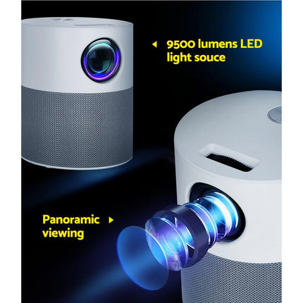 Devanti Portable Mini Video Projector 1080P Wifi Home Theater HDMI Carry Bag.