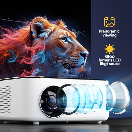 Devanti Video Project 4K 1080P Android 5G Wifi Home Cinema.