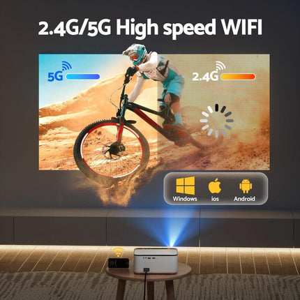 Devanti Video Project 4K 1080P Android 5G Wifi Home Cinema.