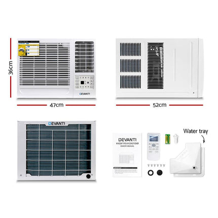 Devanti Window Air Conditioner 1.7kW.