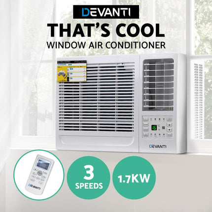 Devanti Window Air Conditioner 1.7kW.