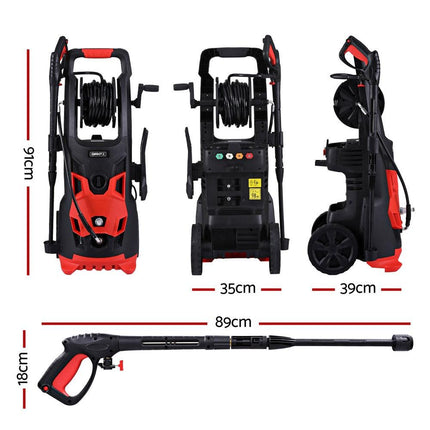 Giantz 2800PSI High Pressure Washer Electric Water Cleaner Pump 30M Jet Hose Gurney.