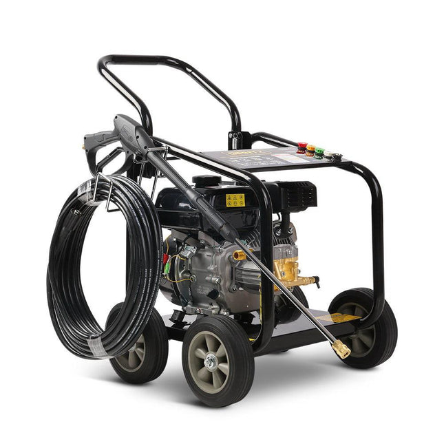 Giantz Petrol High Pressure Cleaner Washer 20M Hose Gurney.
