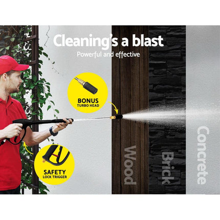 Giantz Petrol High Pressure Cleaner Washer 20M Hose Gurney.