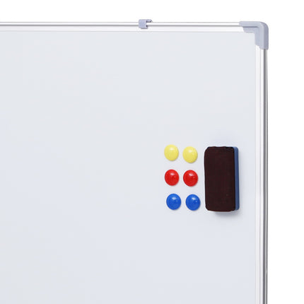 Magnetic Whiteboard 60x90cm Erase Board Marker Eraser Tray Home Office School.