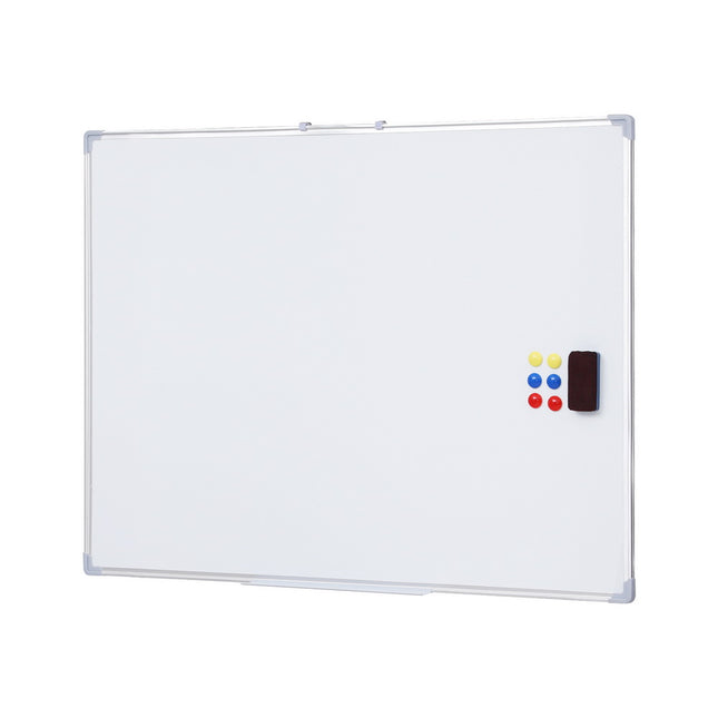 Magnetic Whiteboard 90x120cm Erase Board Marker Eraser Tray Home Office School.