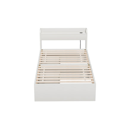 Artiss Bed Frame Queen Size Mattress Base wtih Charging Ports 2 Storage Drawers.