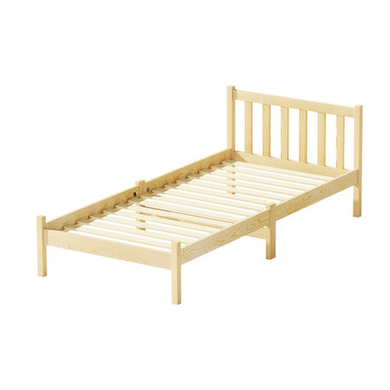 Artiss Bed Frame Single Size Wooden Oak SOFIE.