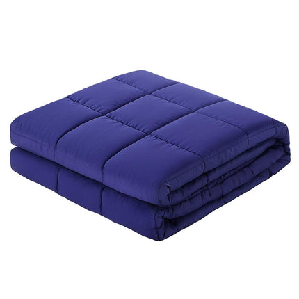 Giselle Bedding Weighted Blanket 11KG Kids Adults Heavy Gravity Relax Calm Blue.