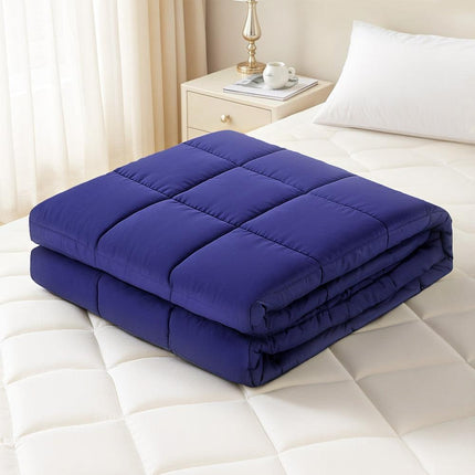 Giselle Bedding Weighted Blanket 11KG Kids Adults Heavy Gravity Relax Calm Blue.