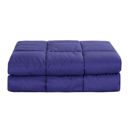 Giselle Bedding Weighted Blanket 9KG Kids Adults Heavy Gravity Relax Calm Blue.