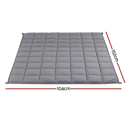 Giselle Bedding Weighted Blanket Fleece Sherpa Heavy Blanket 4.5KG.