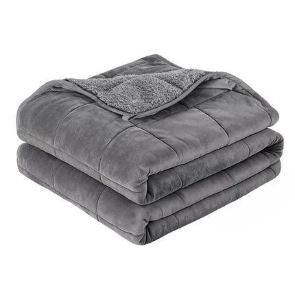 Giselle 6.8KG Weighted Blanket Adults Kid Anti Anxiety Gravity Blankets Sherpa Fleece.