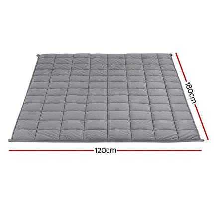 Giselle 6.8KG Weighted Blanket Adults Kid Anti Anxiety Gravity Blankets Sherpa Fleece.