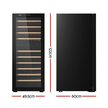Devanti Wine Fridge Cooler Compressor Dual Zone 80 Bottles.