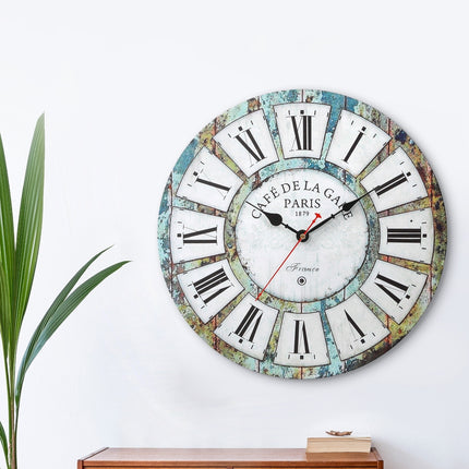 Artiss 40CM Wall Clock Rustic Design.