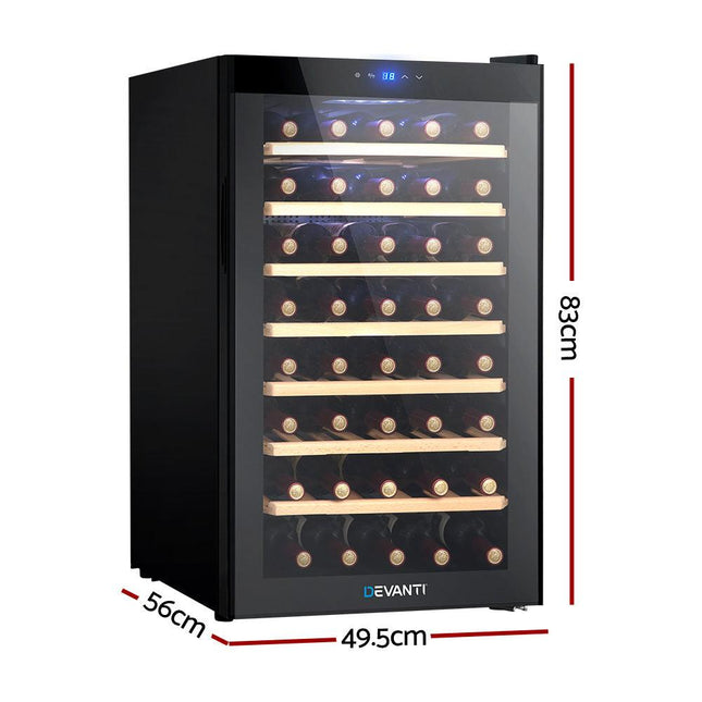 Devanti Wine Fridge Cooler 51 Bottles.