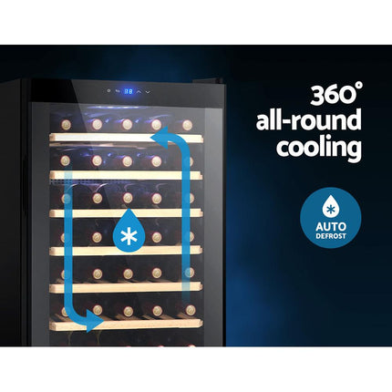 Devanti Wine Fridge Cooler 51 Bottles.