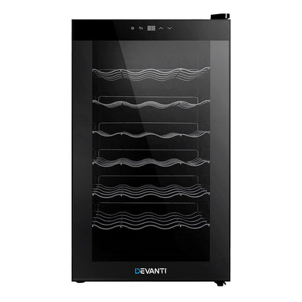 Devanti Wine Fridge Cooler 28 Bottles.
