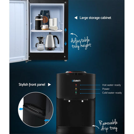 Devanti Water Cooler Dispenser Stand Black.