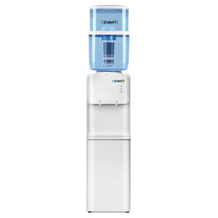 Devanti Water Cooler Dispenser Stand 22L Bottle White.