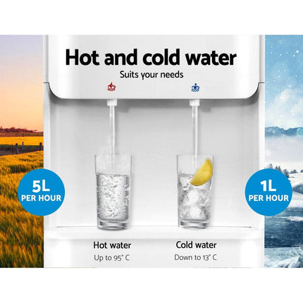 Devanti Water Cooler Dispenser Stand White.