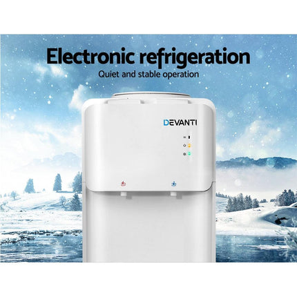 Devanti Water Cooler Dispenser Stand White.