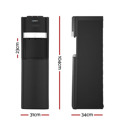 Devanti 3 Taps Water Cooler Dispenser Bottom Loading Dispenser Chiller Filter Purifier.
