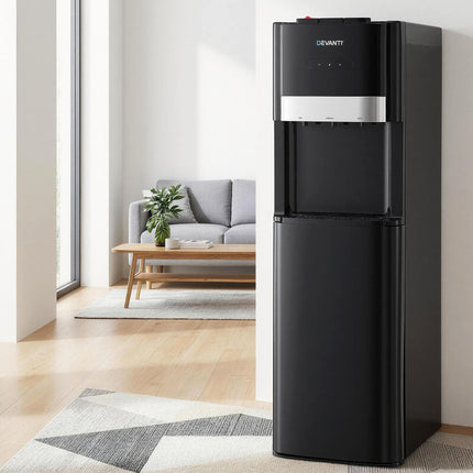 Devanti 3 Taps Water Cooler Dispenser Bottom Loading Dispenser Chiller Filter Purifier.